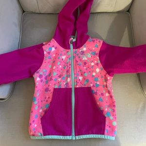 North Face Zipper hooded Coat